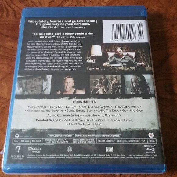 The Walking Dead: Season 3 [Blu-ray] (Bilingual) Brand New & Sealed - Picture 2 of 2